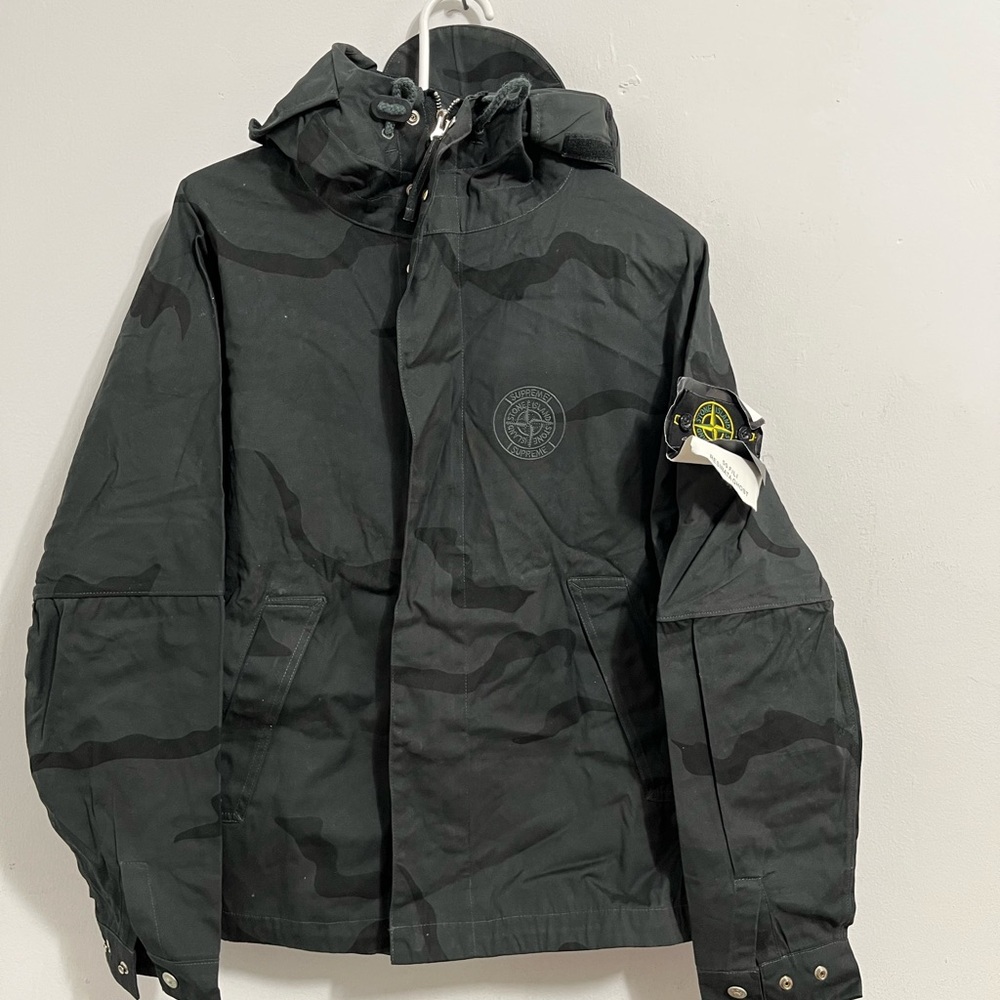 Men's Black Camouflage Jacket